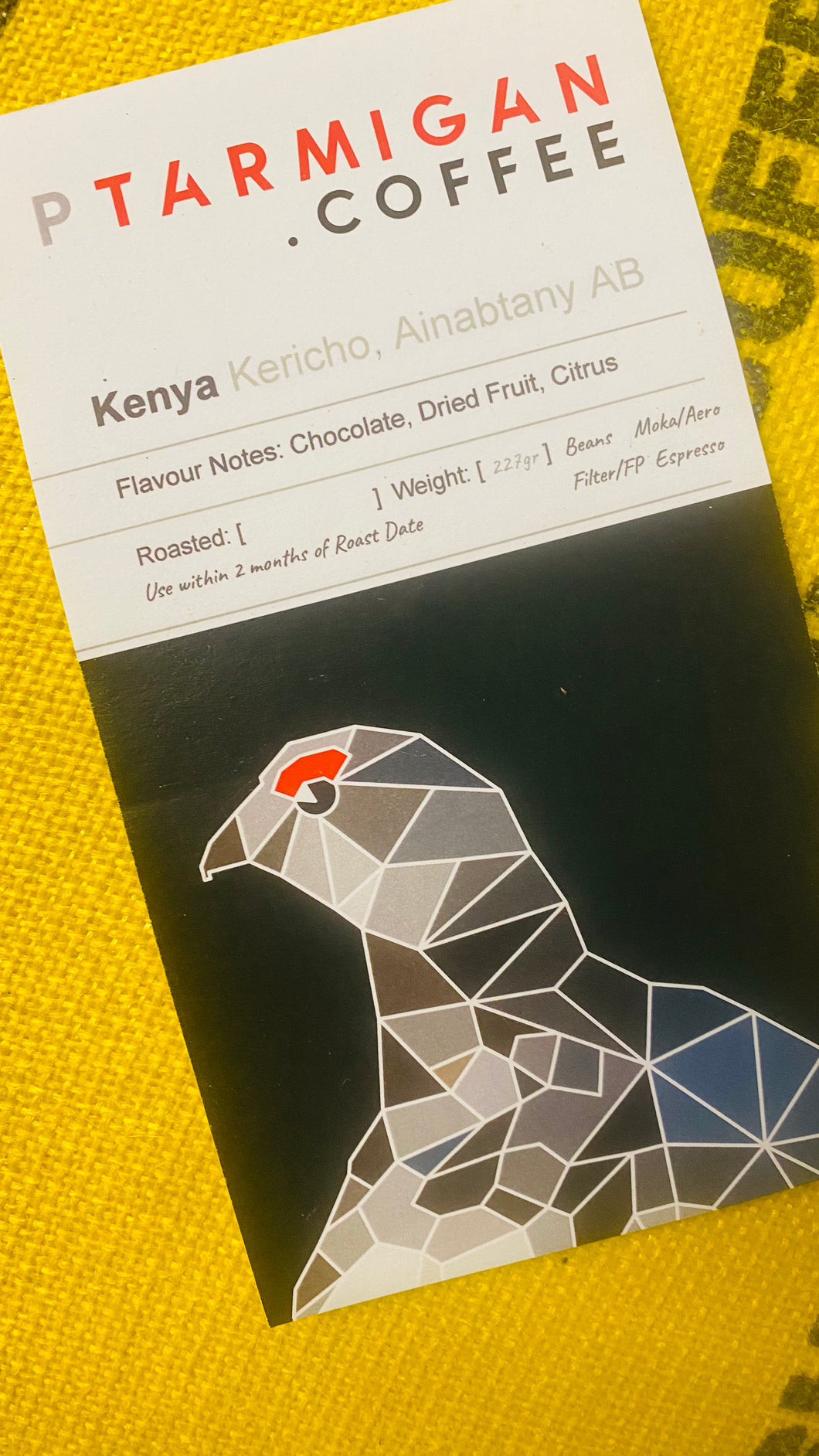 ** Sold Out ** Kenya Kericho Ainabtany AB - Limited Edition
