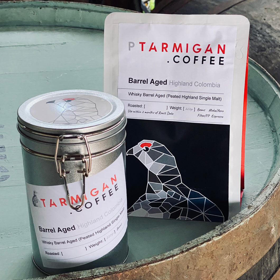 ** Sold Out ** Whisky Barrel Aged Coffee - Highland Colombia