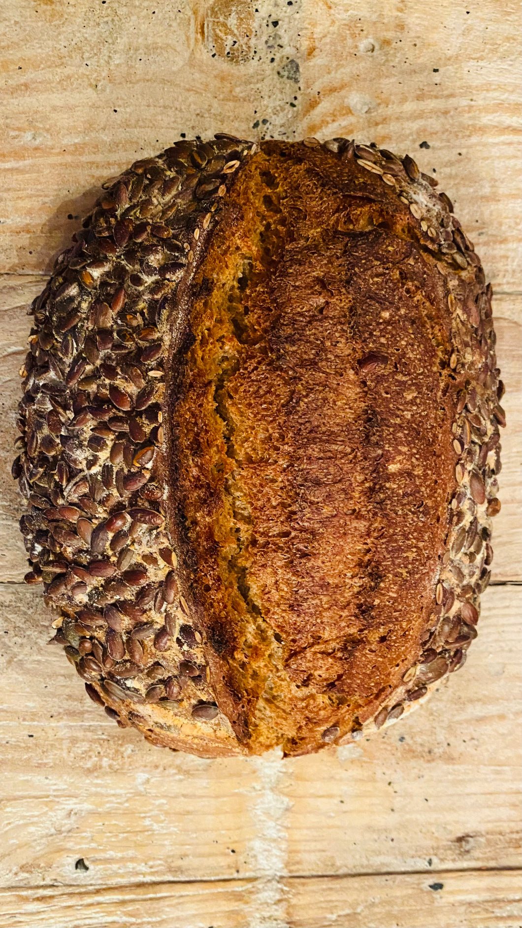 Organic Wholewheat Pumpkin Seed Sourdough Bread