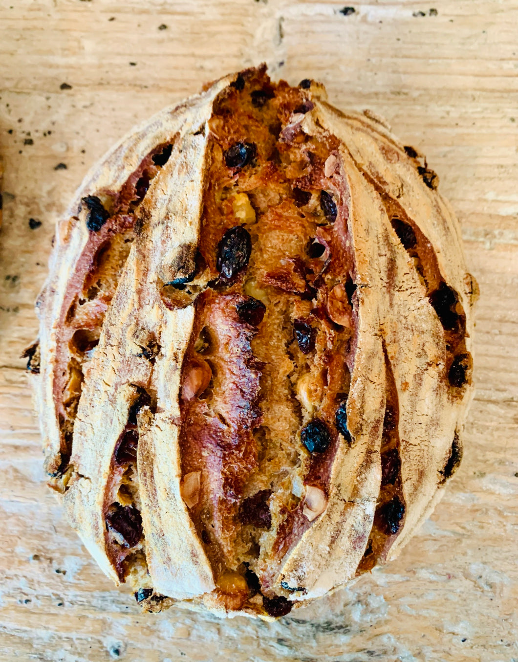 Organic Wholegrain Spelt Fruit & Nut Sourdough Bread
