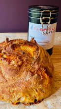Load image into Gallery viewer, Sun Dried Tomato &amp; Cheddar Organic Country White Sourdough Bread
