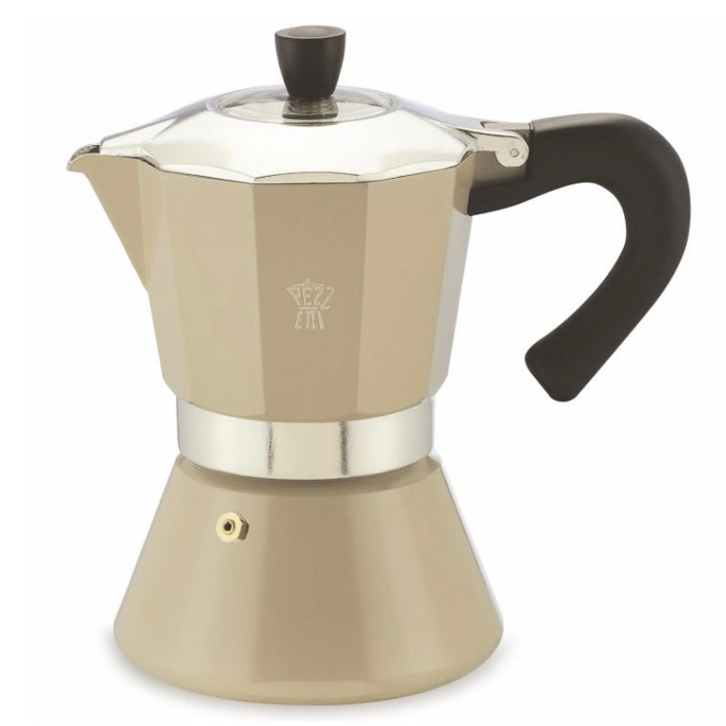 PEZZETTI BELLEXPRESS ALUMINIUM MOKA POT - 6 CUP DOVE GREY