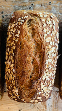 Load image into Gallery viewer, Organic Oat Porridge Sourdough Tin Loaf
